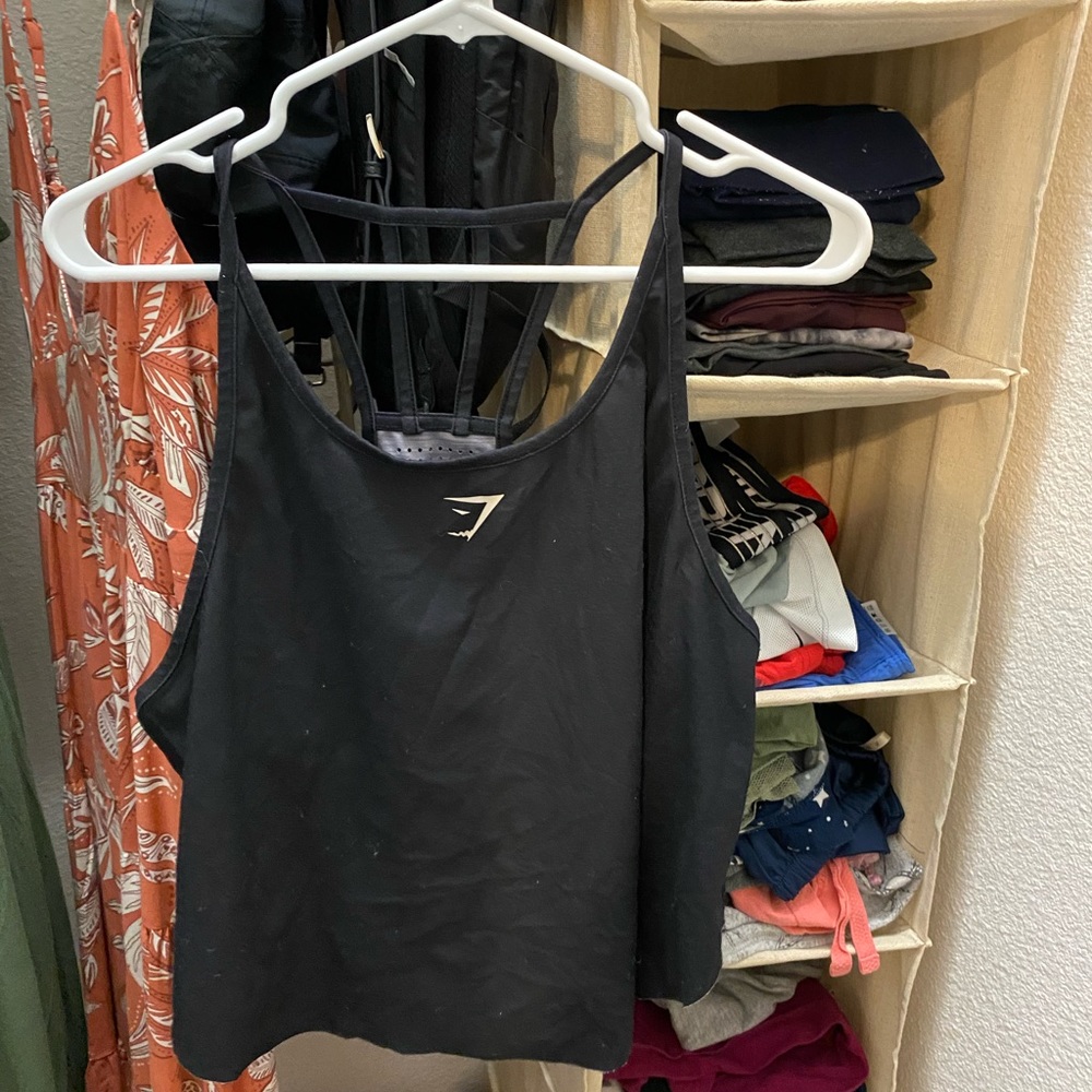 Gymshark reversible crop workout tank